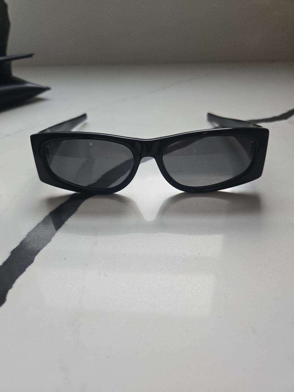 Saint Laurent Women's SL M140-001 56MM Black Rectangular Sunglasses